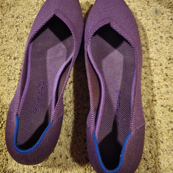 Rothy's The Point II Purple Flats 8 - Picture 7 of 7